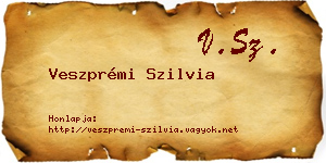 Veszprémi Szilvia névjegykártya